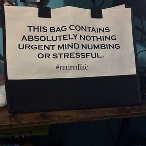 Source Unknown Black and White Tote Bag